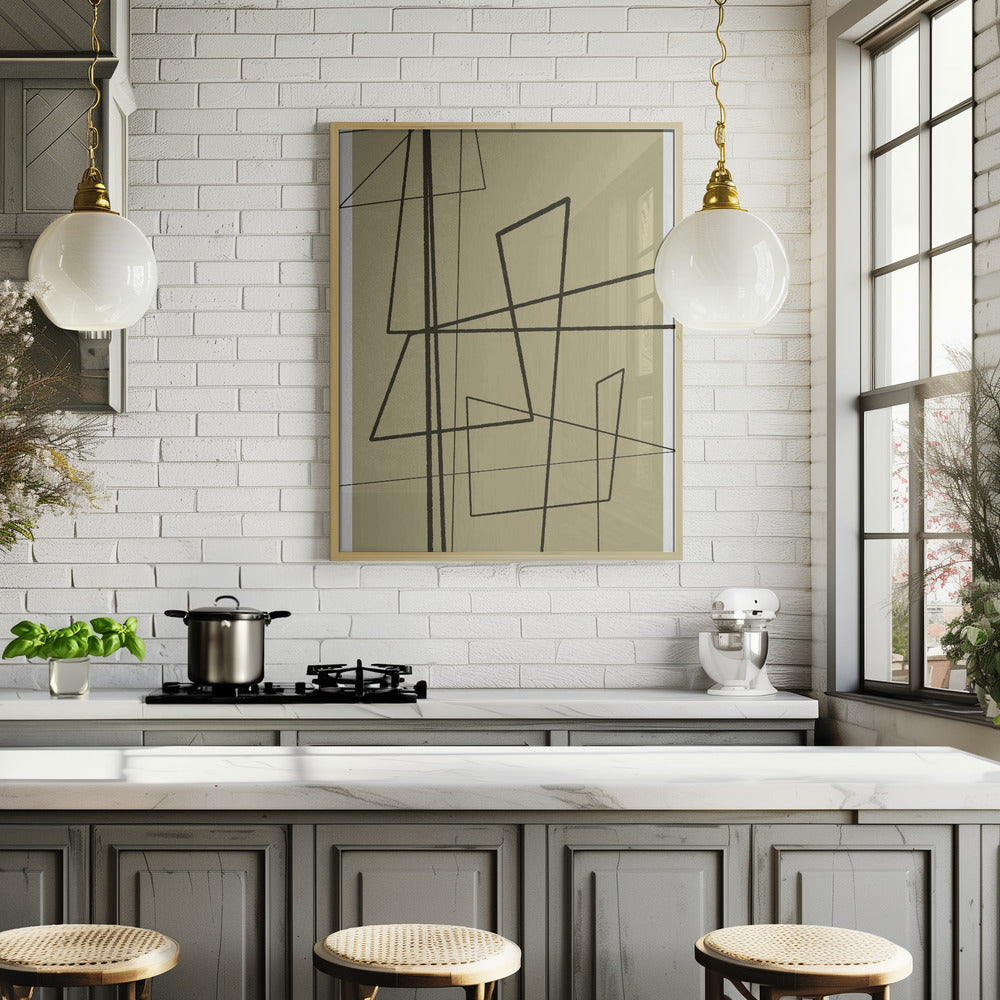 Angular Lines no 8 Poster